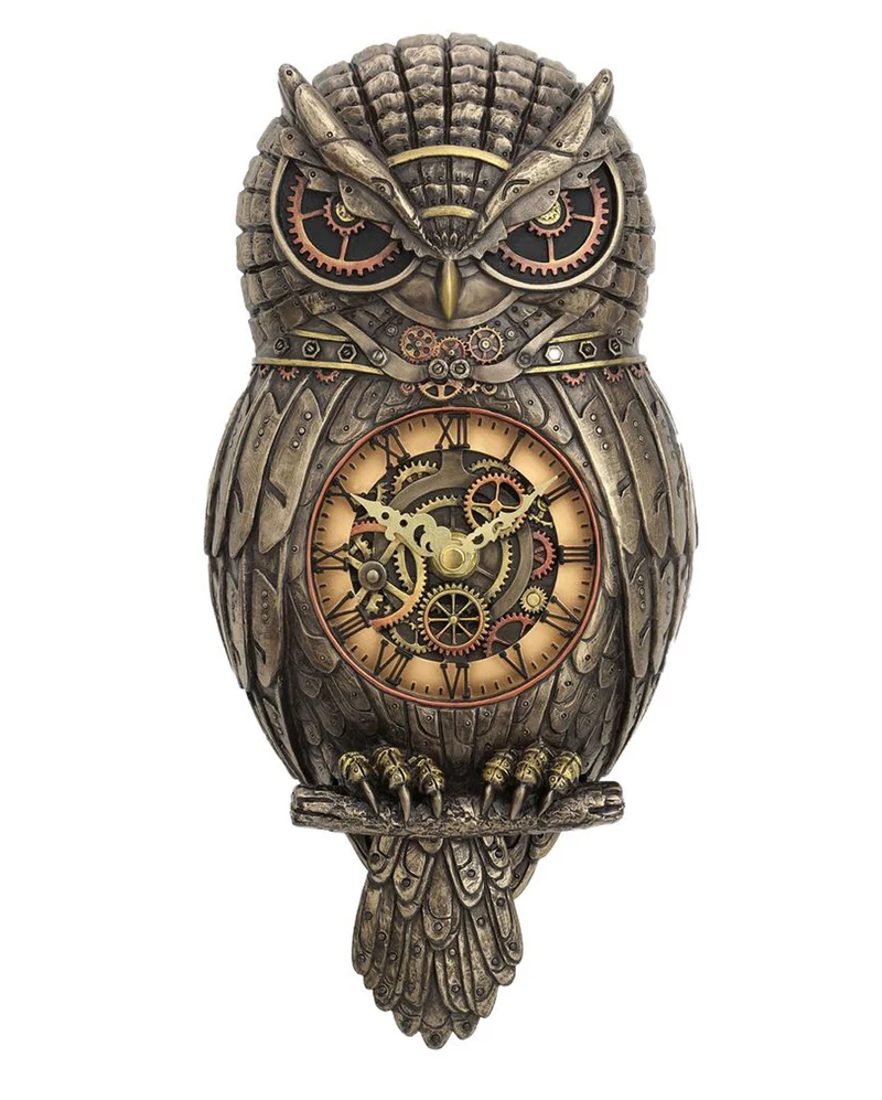 Chronology Wisdom Steampunk Wanduhr 31,5cm