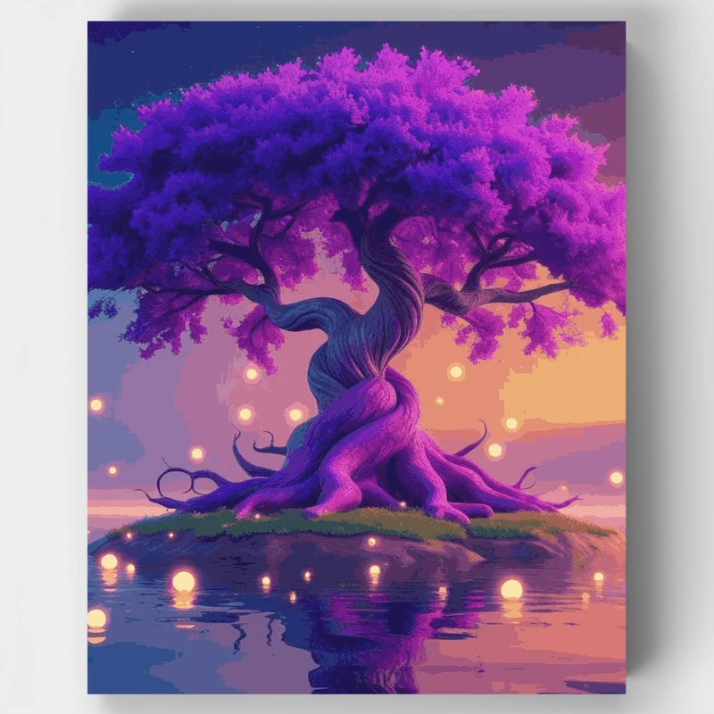 Luminous Spirit Tree - Paint by Numbers Kit