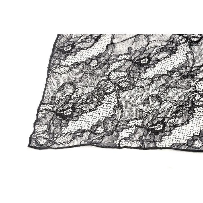 Gothic-Schnürrock aus Netzstoff mit Fischschwanzspitze für Damen