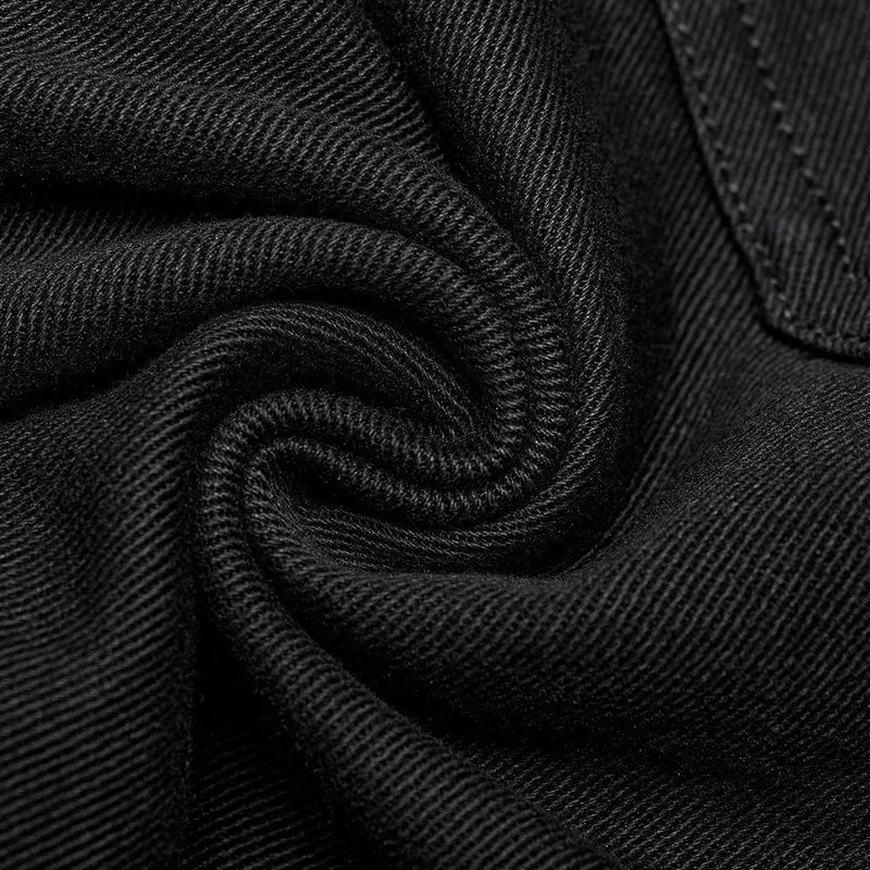 Herren Punk Spider Mesh Splice Hose
