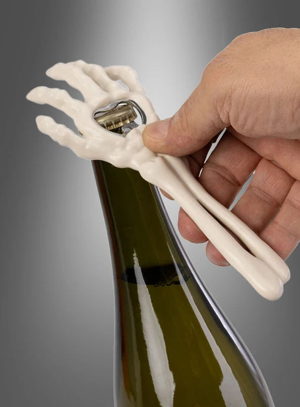 Halloween Flaschenöffner Skeletthand