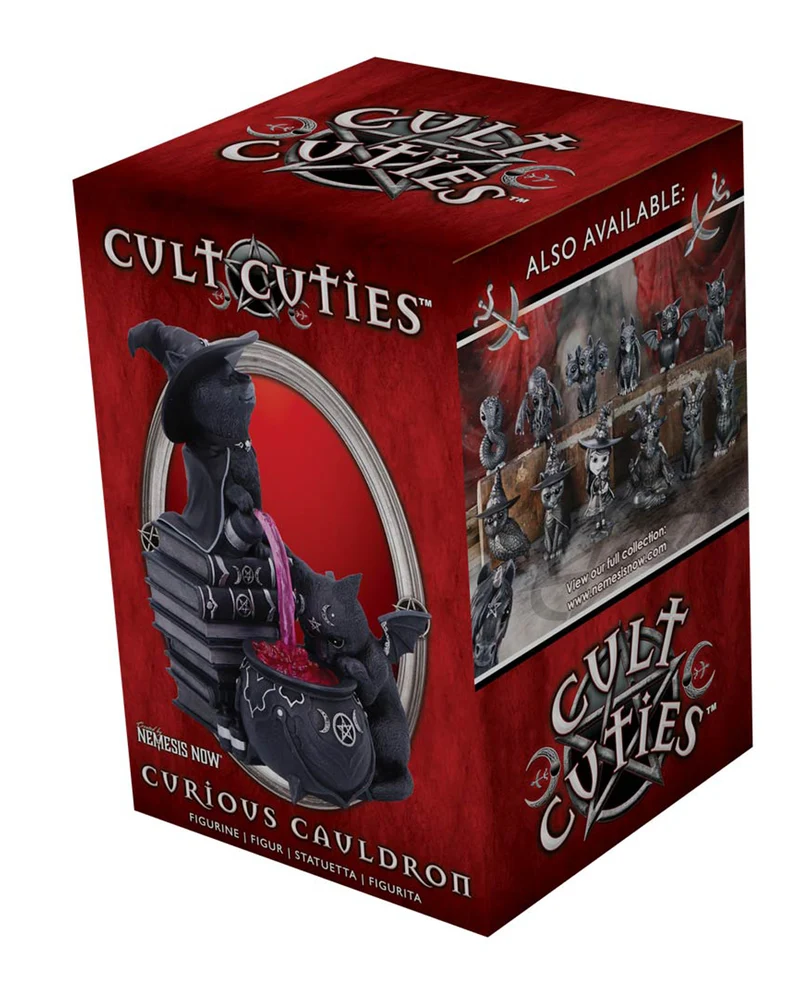 Malpuss & Purrah mit Hexenkessel Cult Cuties Figuren 18,5cm