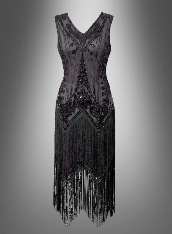 Luxus Flapperkleid Doppelreiher Iris