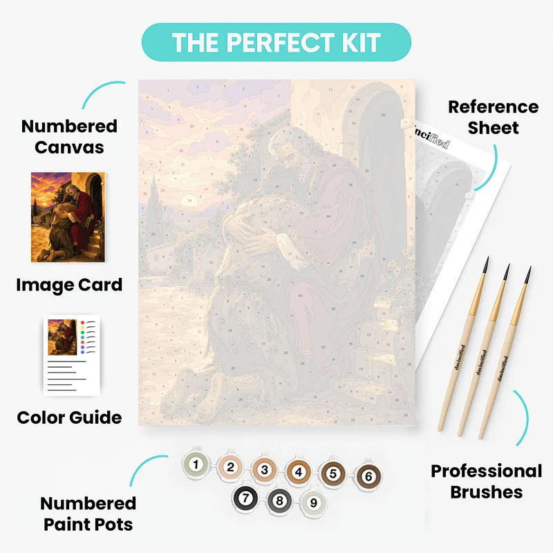 Prodigal Son's Return - Paint by Numbers Kit