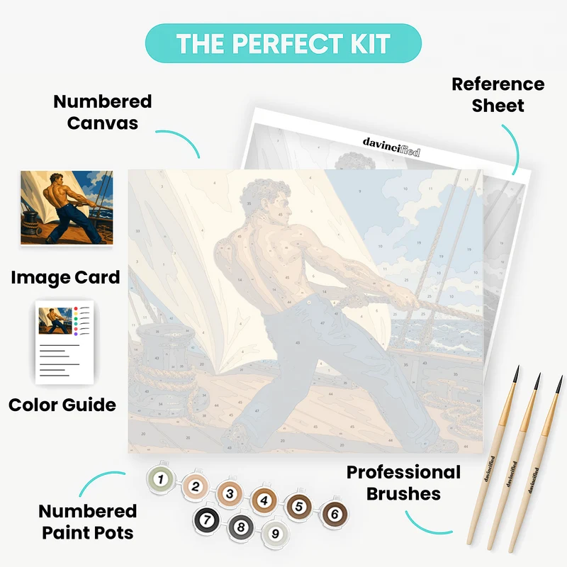 Hauling the Line - Paint by Numbers Kit
