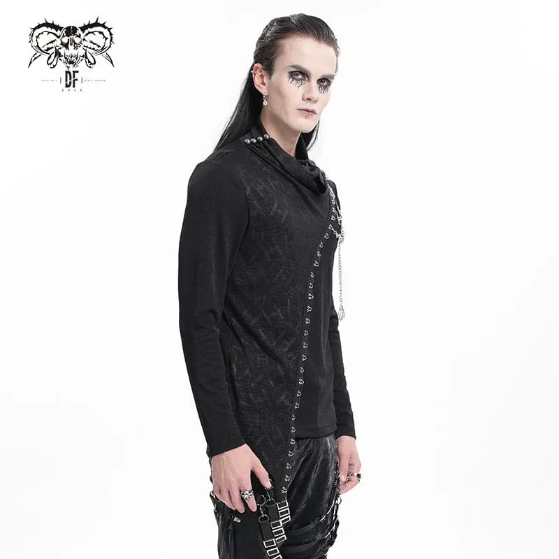 Gothic Chain Splice-Sweatshirt für Herren