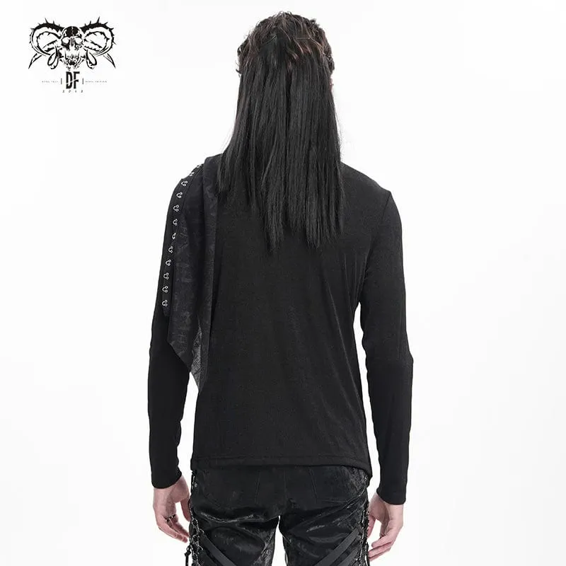 Gothic Chain Splice-Sweatshirt für Herren