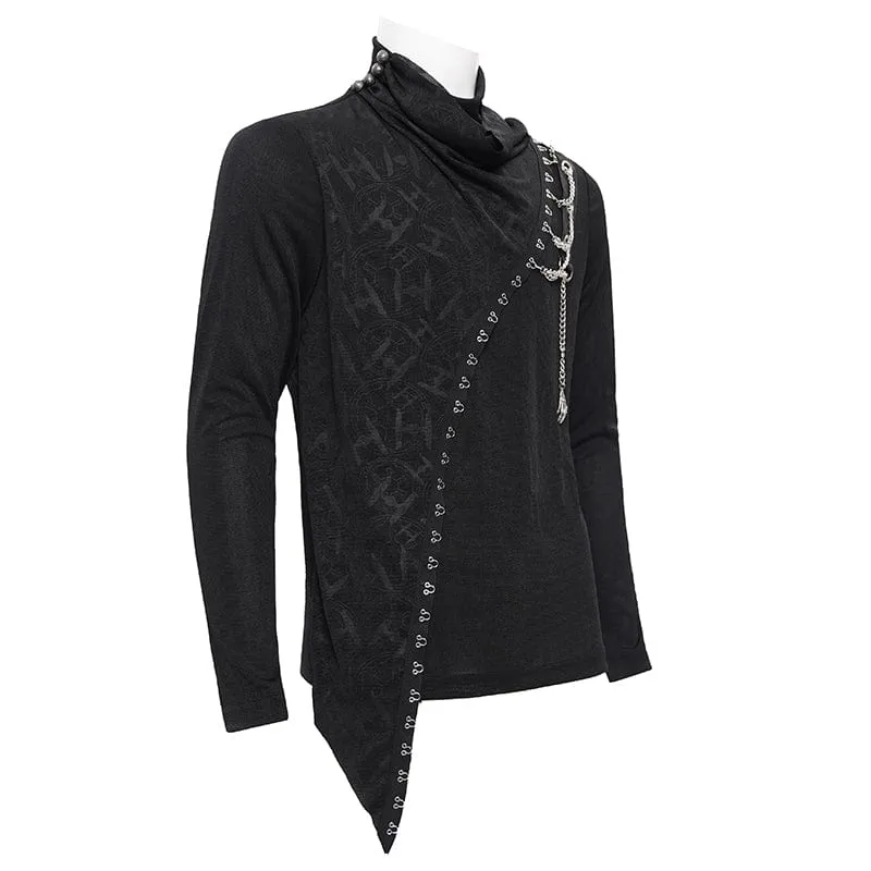 Gothic Chain Splice-Sweatshirt für Herren