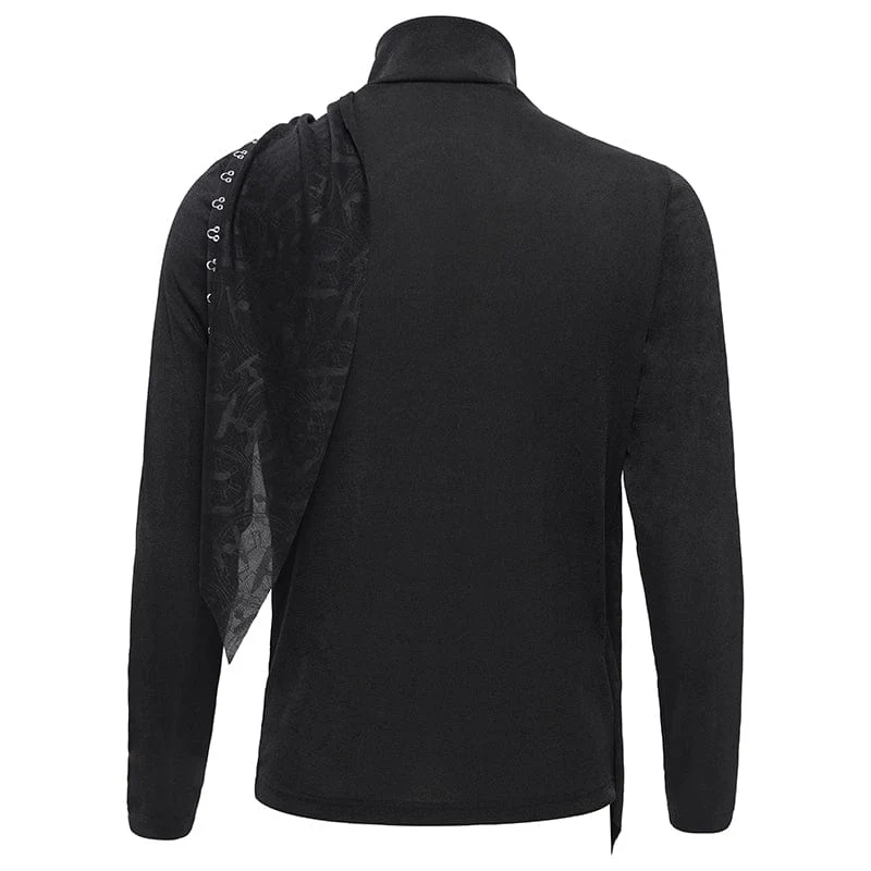 Gothic Chain Splice-Sweatshirt für Herren