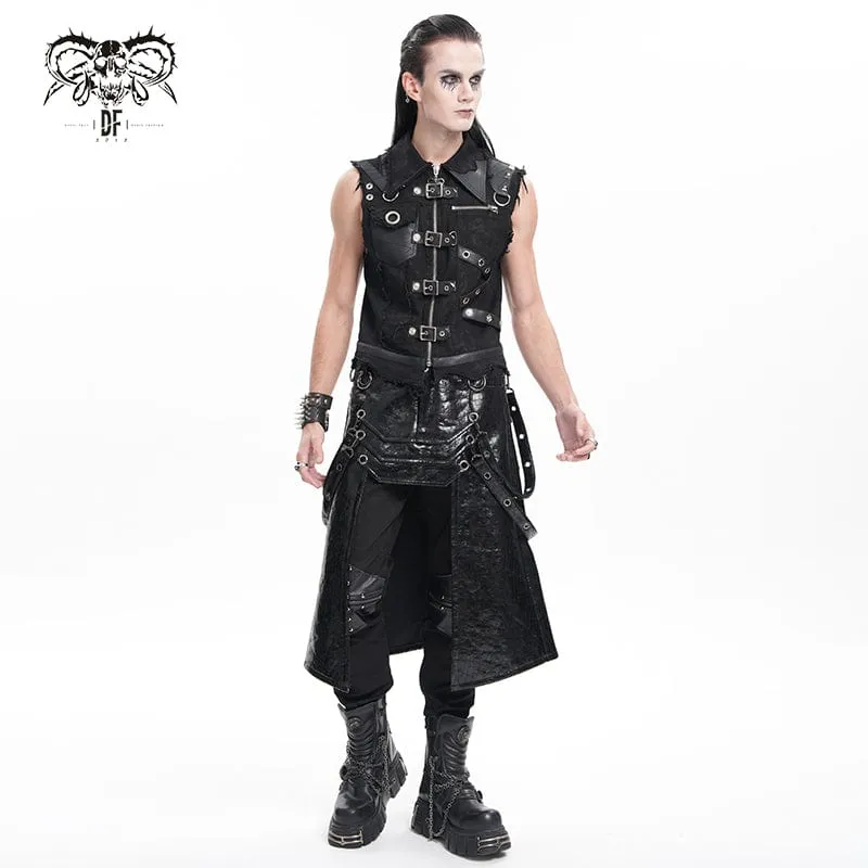 Gothic Rock mit Ösen und Riemenringen für Herren