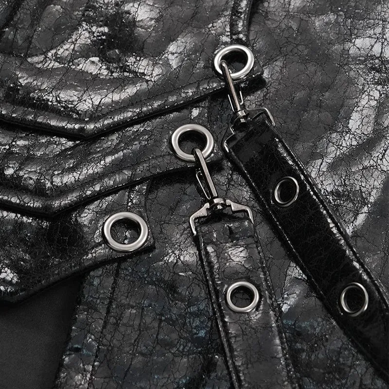 Gothic Rock mit Ösen und Riemenringen für Herren