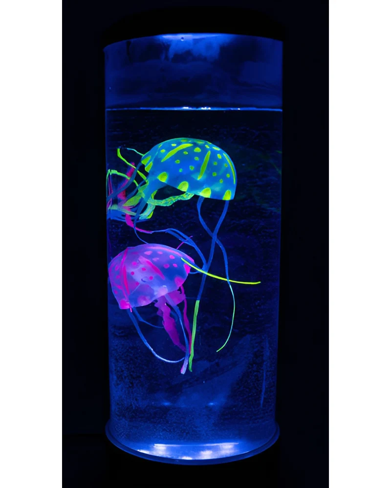 Fluoreszierende LED-Lampe mit Quallen
