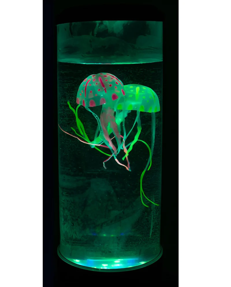 Fluoreszierende LED-Lampe mit Quallen