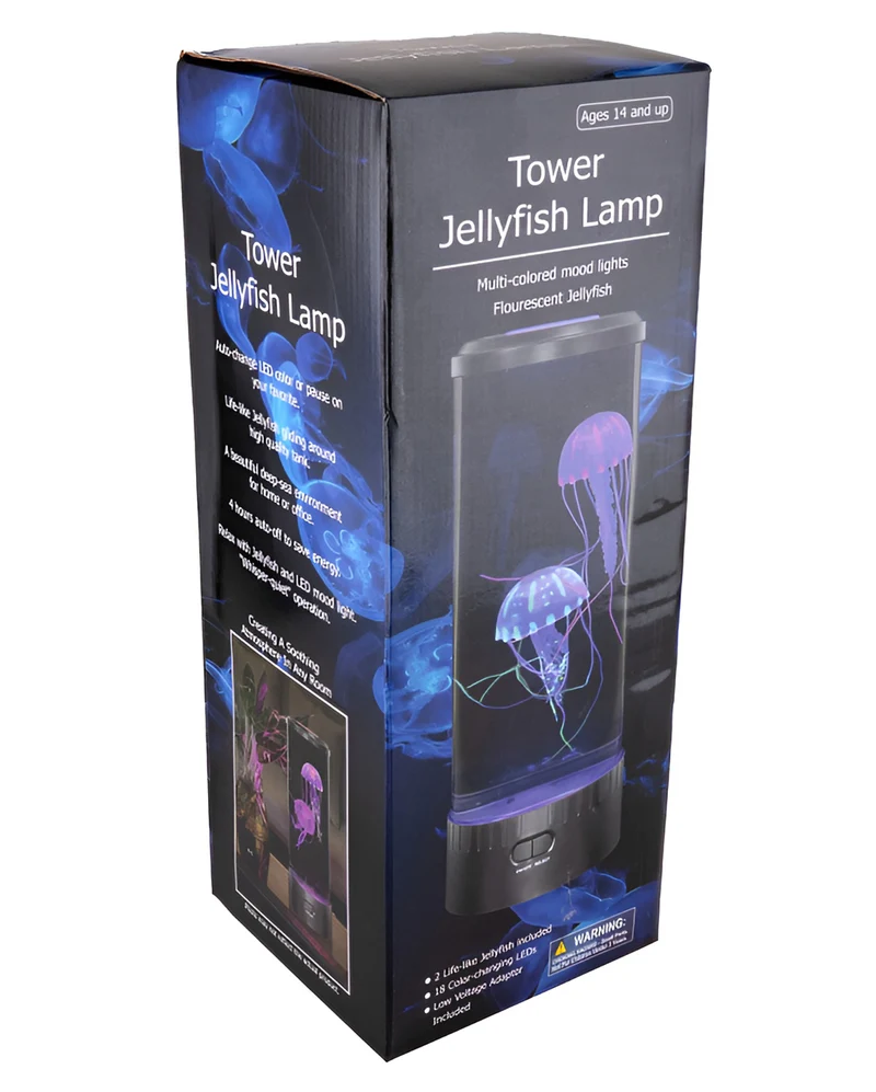 Fluoreszierende LED-Lampe mit Quallen
