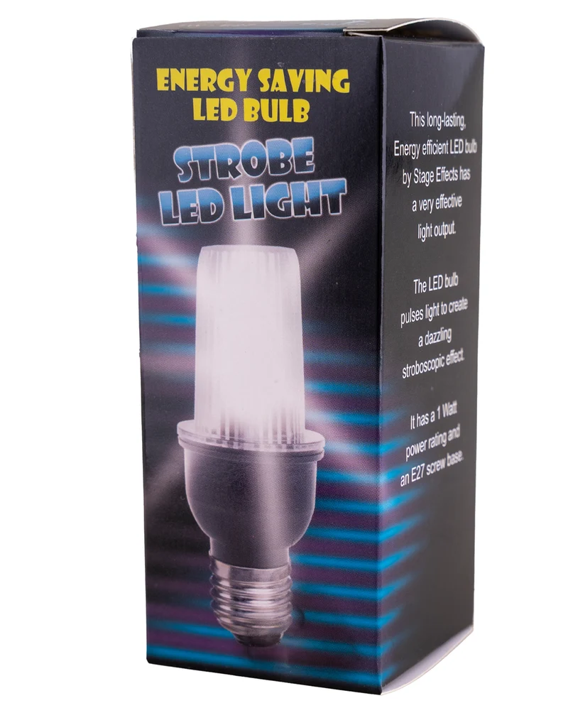 LED-Stroboskop Blitzleuchte 1W E27