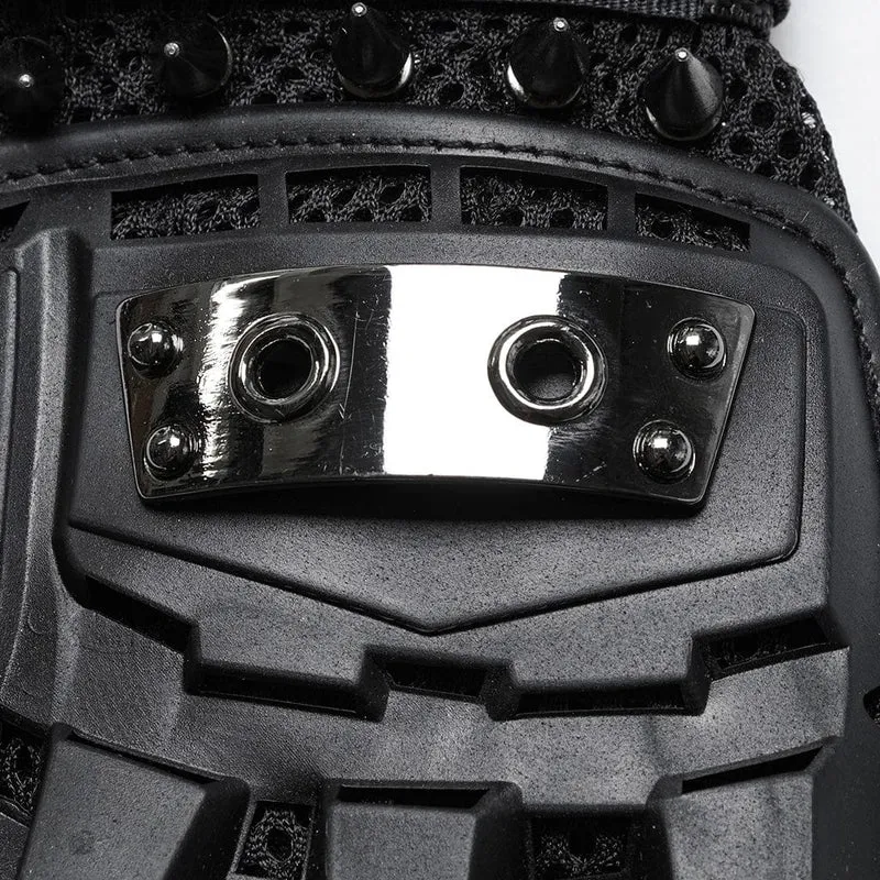 Cyberpunk Spike Mesh Shell-Handschuhe für Herren