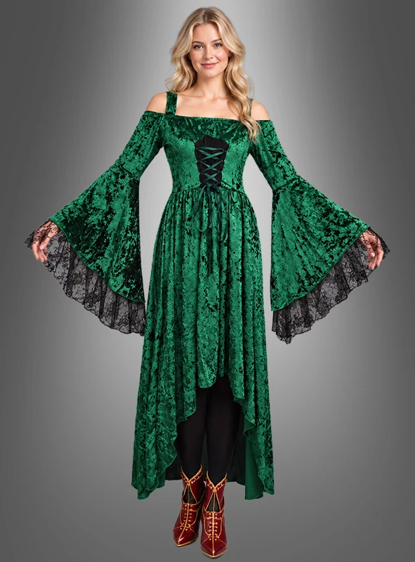 Mittelalter Gewand Gesine mit Spitze