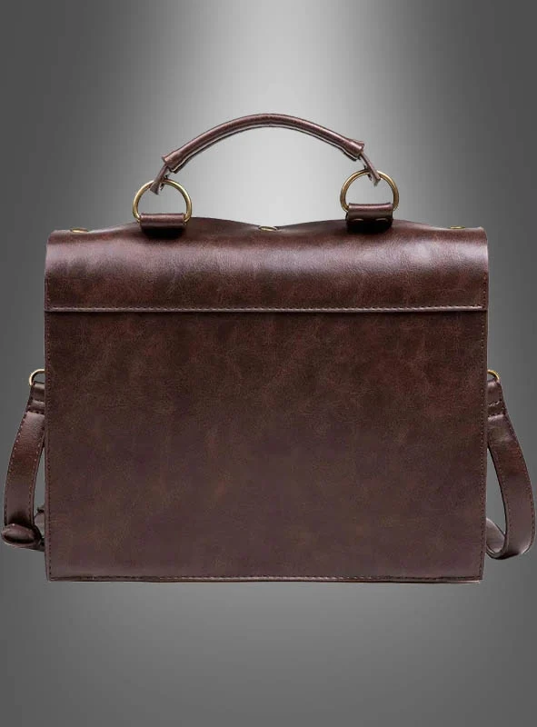 Steampunk Handtasche 26cm mit Uhr