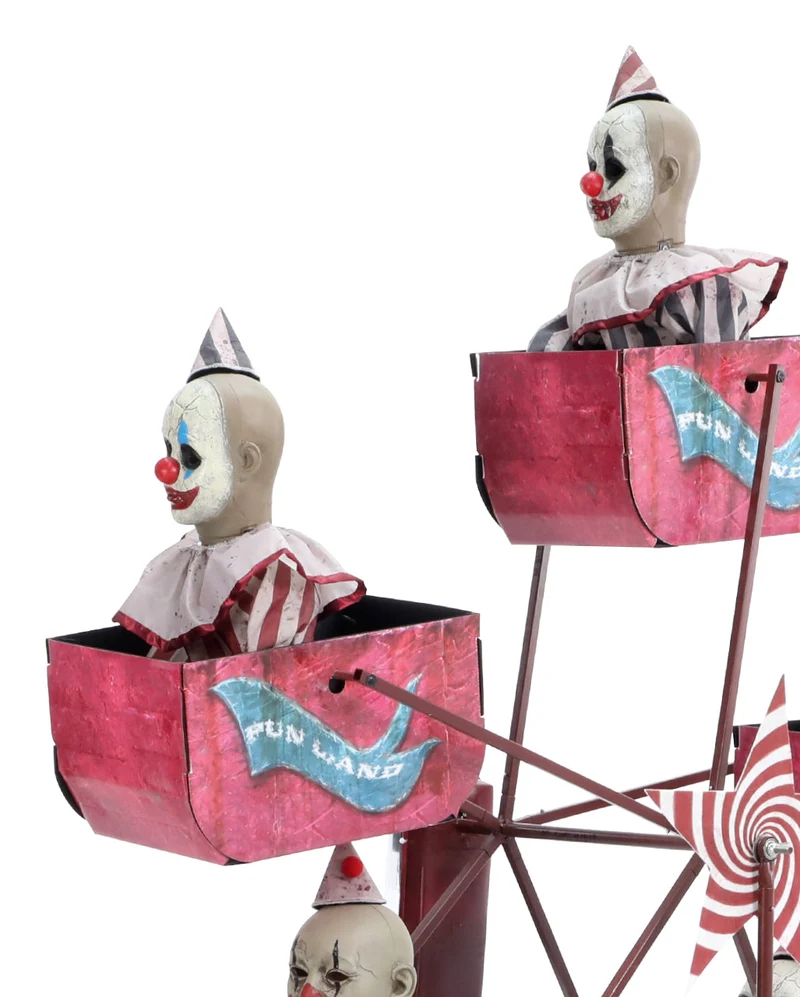 Halloween Clowns im Riesenrad Animatronic 183cm