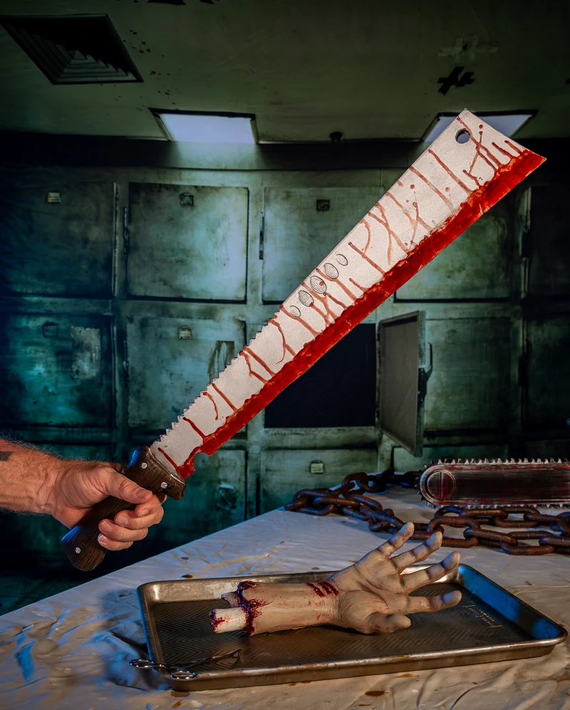 Blutige Slasher Machete 69cm