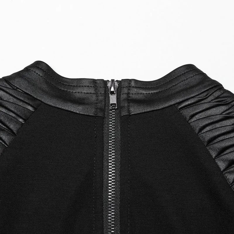 Punk Plissee-Loop-Shirt für Herren