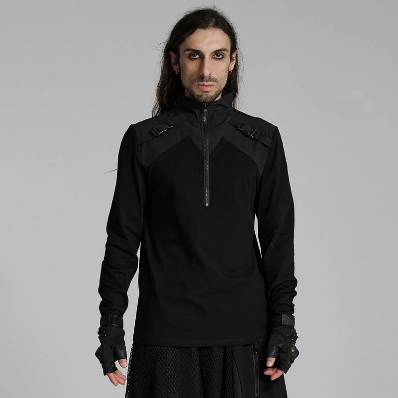 Techwear Bucket-Up Zip-Shirt für Herren