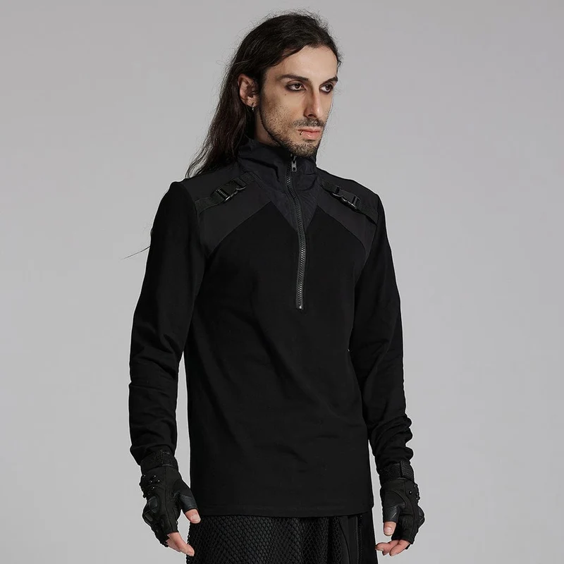 Techwear Bucket-Up Zip-Shirt für Herren