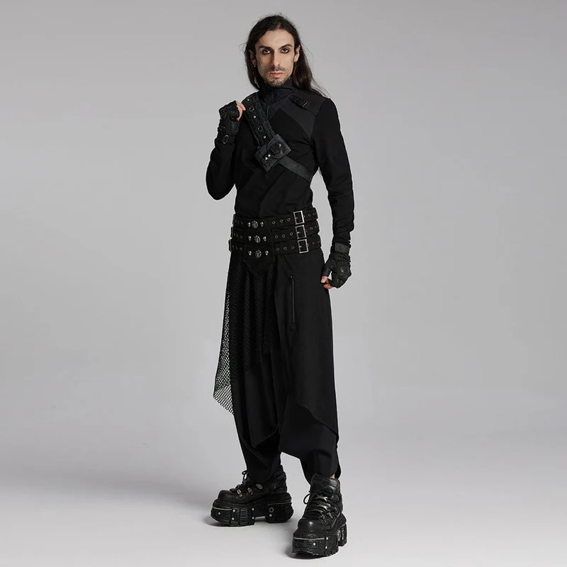 Techwear Bucket-Up Zip-Shirt für Herren