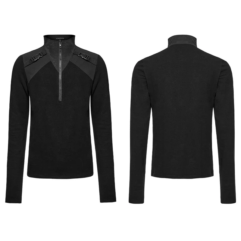 Techwear Bucket-Up Zip-Shirt für Herren