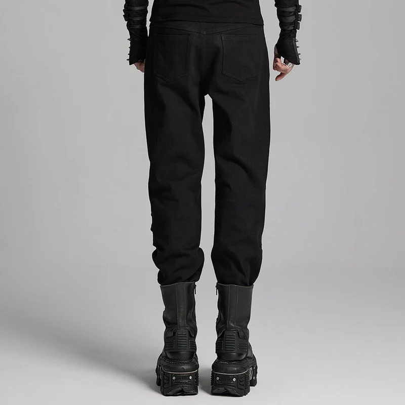 Herrenhose mit Cyberpunk-3D-Amor-Patch