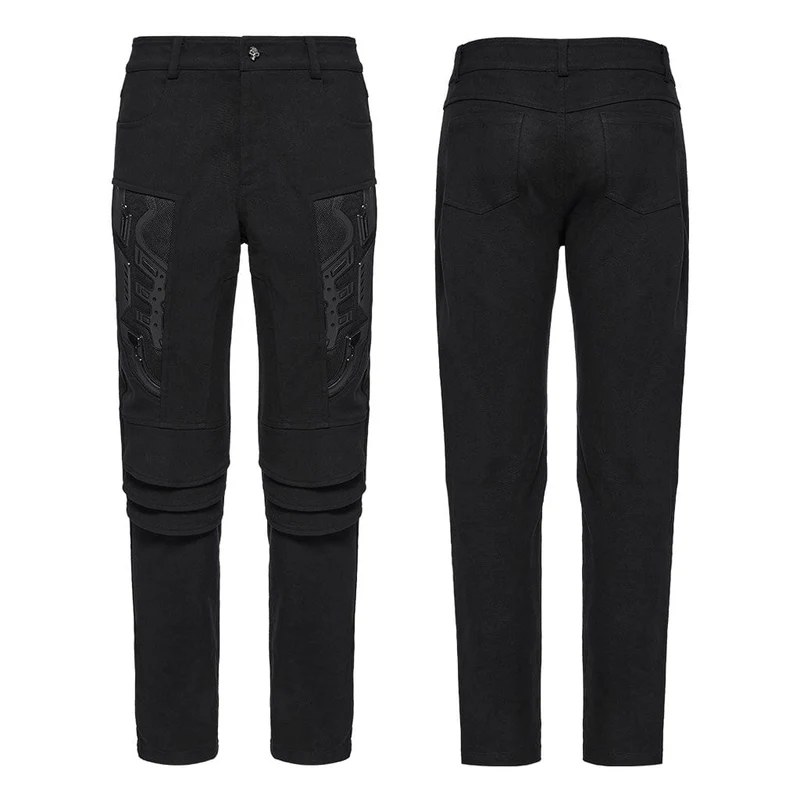 Herrenhose mit Cyberpunk-3D-Amor-Patch