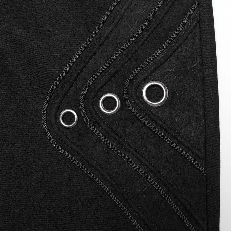 Gothic Ring Totenkopf Hose für Herren