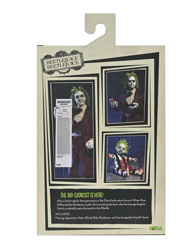 Beetlejuice Ultimate Beetlejuice Red Tuxedo Figur 18cm