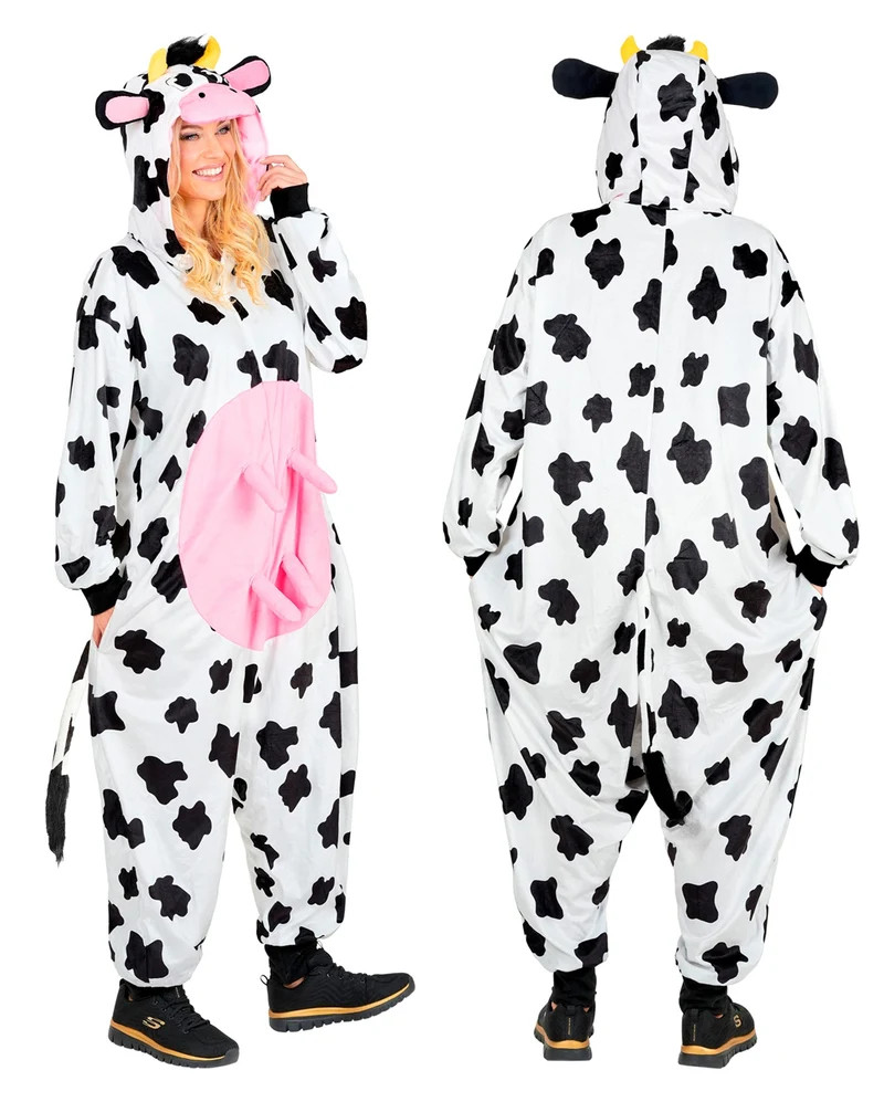 Kuh Plüschkostüm Onesie