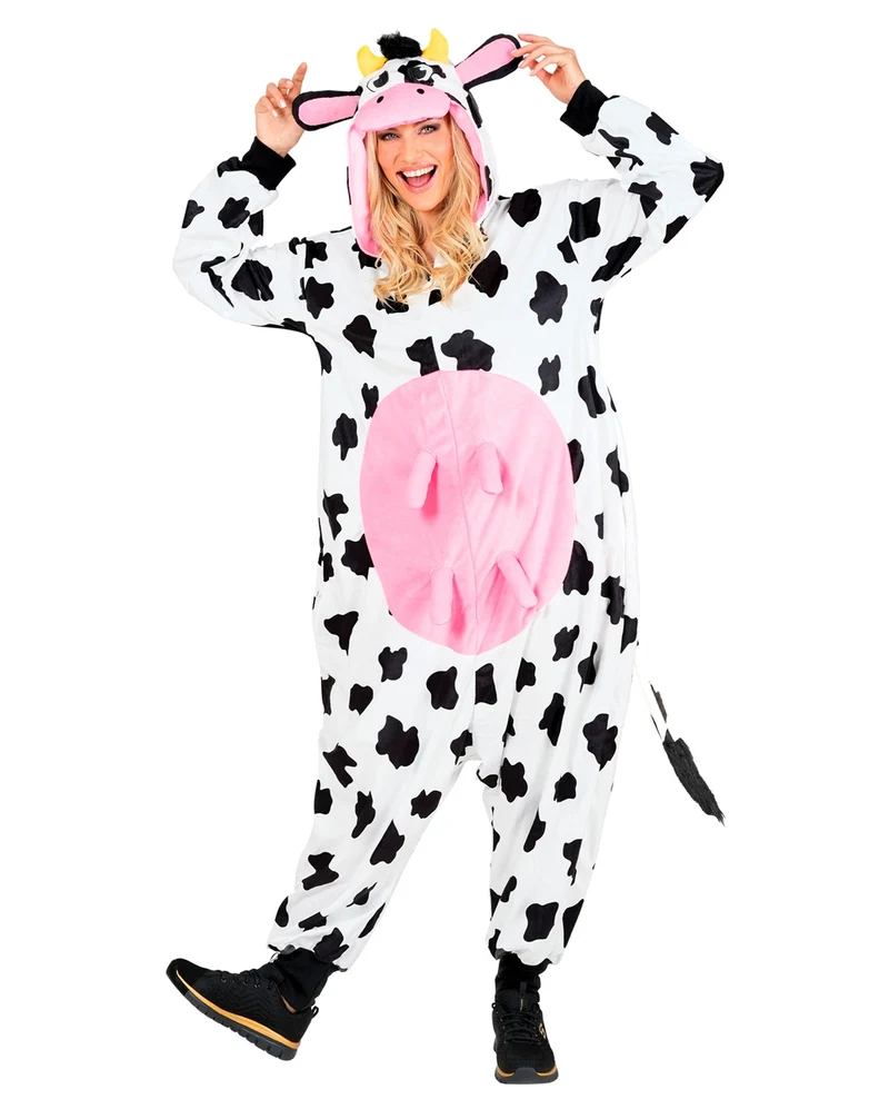 Kuh Plüschkostüm Onesie