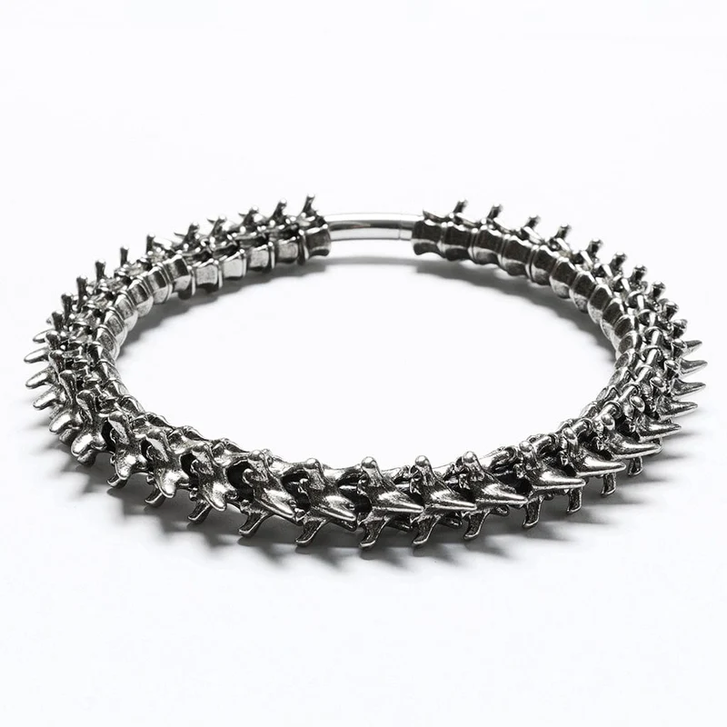 Halsband mit Punk-Spine-Magnetschnalle für Herren
