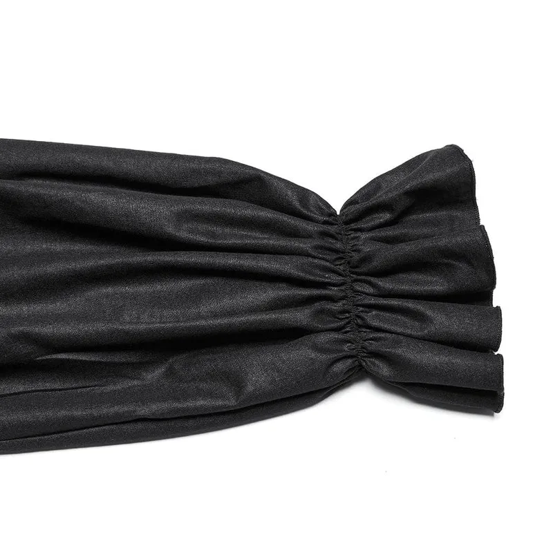 Gothic-Hemd mit Rüschen und Beast Buckle für Herren
