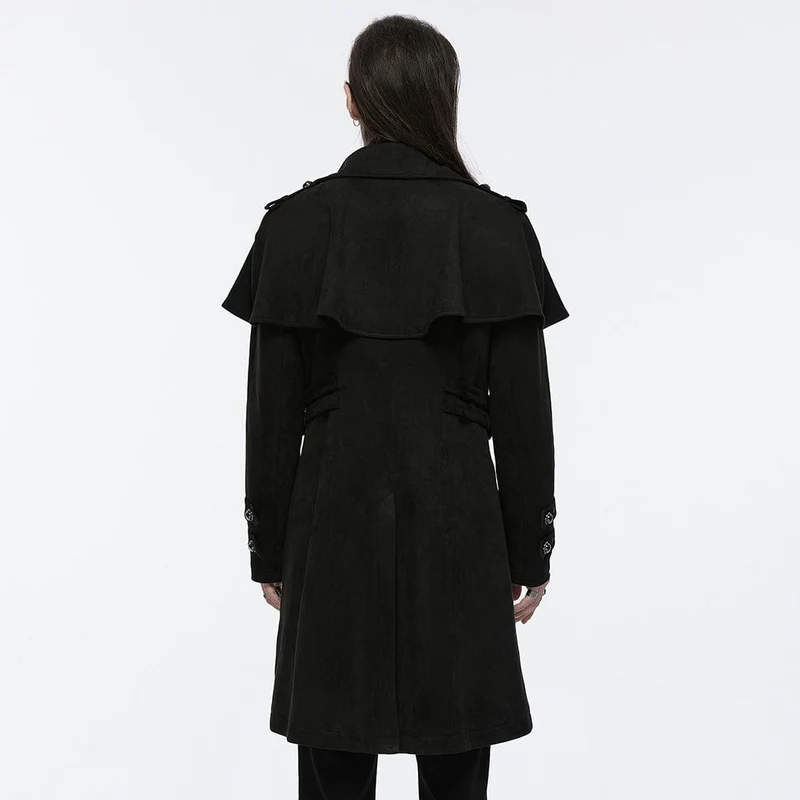 Gothic-Jacke mit Ösen und Schnalle für Herren