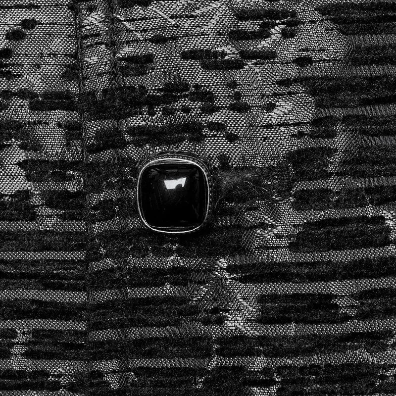 Gothic-Weste mit Totenkopf-Schnallen für Herren