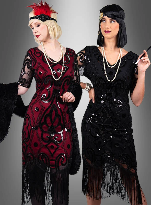 Halbarm 20er Jahre Retro Kleid Francis