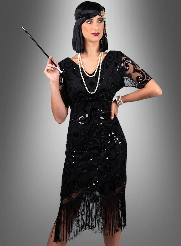 Halbarm 20er Jahre Retro Kleid Francis