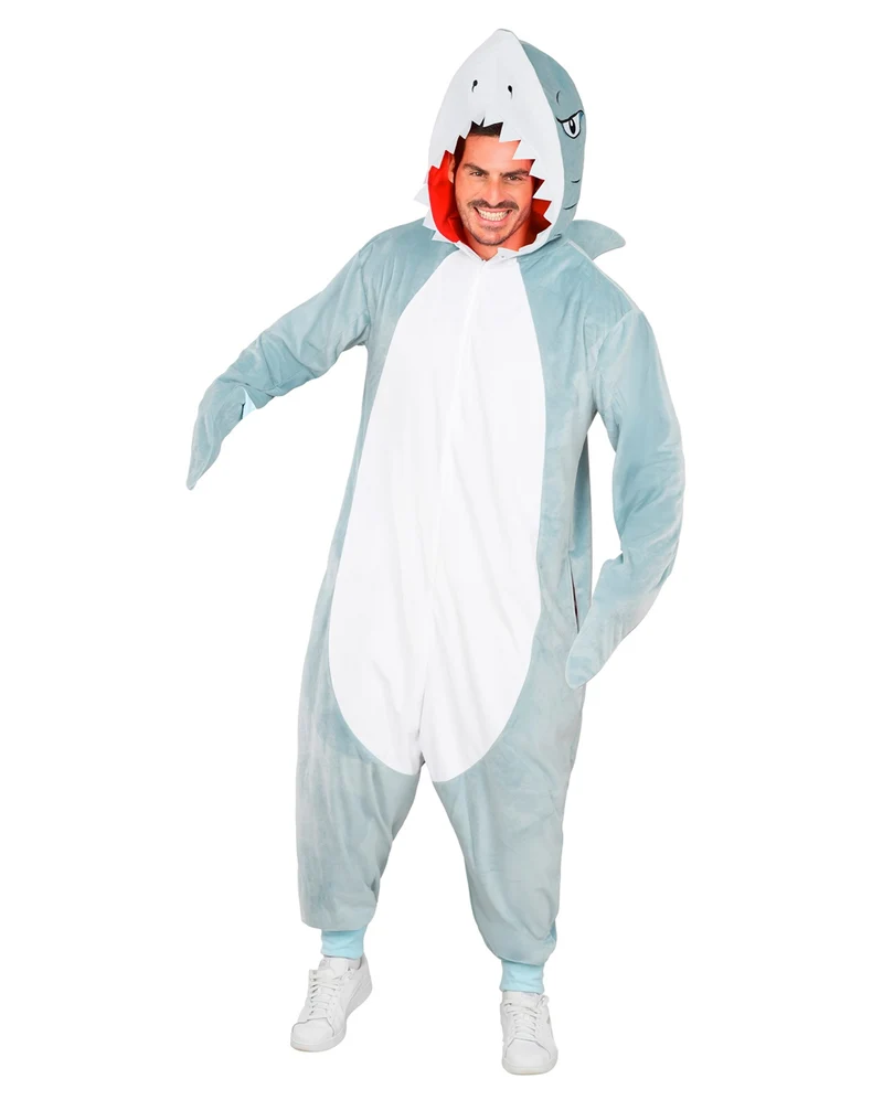 Haifisch Plüschkostüm Onesie