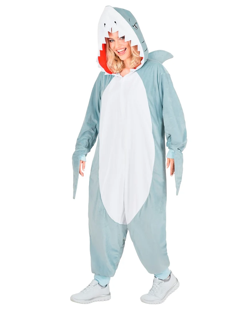 Haifisch Plüschkostüm Onesie