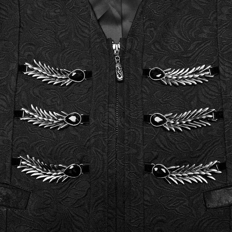 Gothic-Weste mit Schnallen für Herren