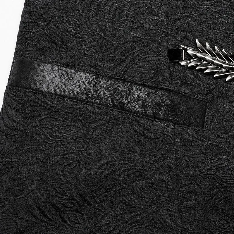 Gothic-Weste mit Schnallen für Herren