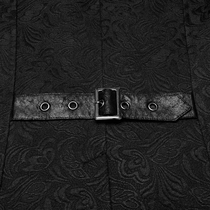 Gothic-Weste mit Schnallen für Herren