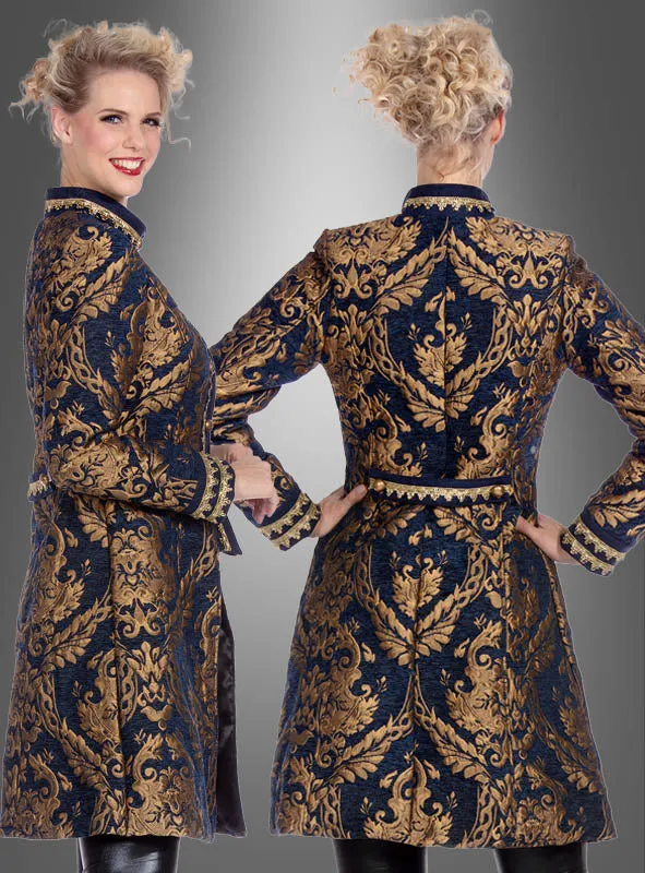 Luxus Barock Brokat Jacke Damen