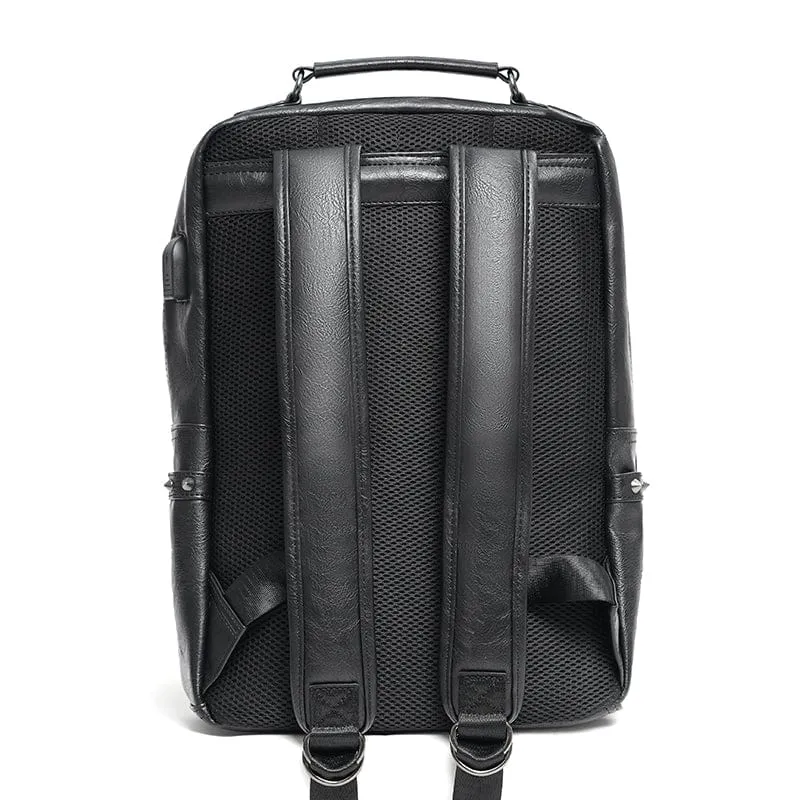 Gothic-Tasche mit Totenkopf-Motiv und Schnalle für Herren