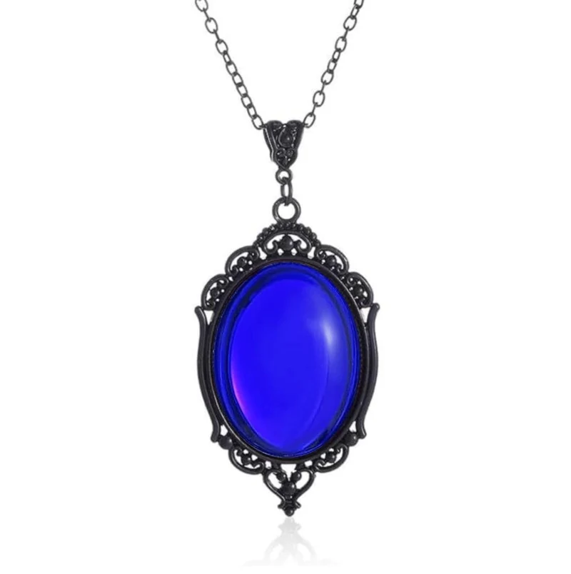 Gothic-Halskette mit Kristalltropfen für Damen