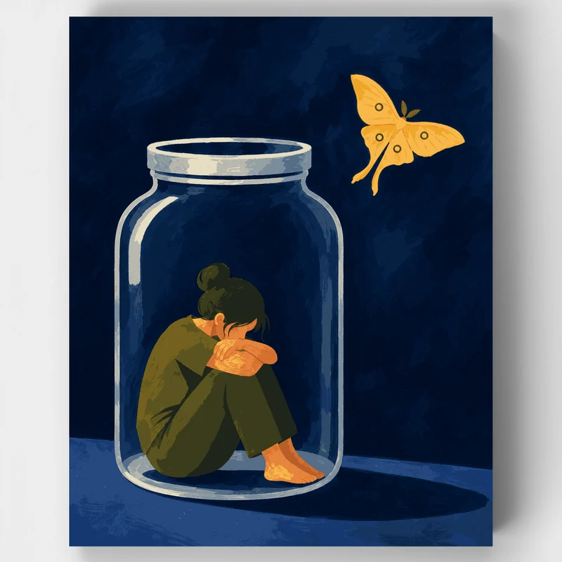 Trapped in Glass - Paint by Numbers Kit